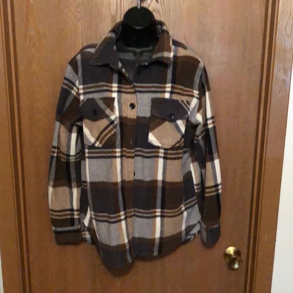 Young heart fun free flannel jacket